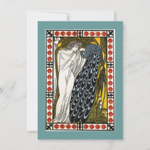 Goddess & Peacock Toga Party Einladung