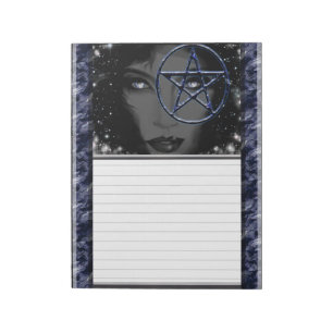 Goddess-Pentagramm Notizblock