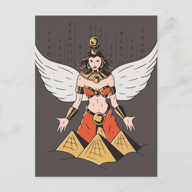 Goddess Postcard Postkarte (Vorderseite)