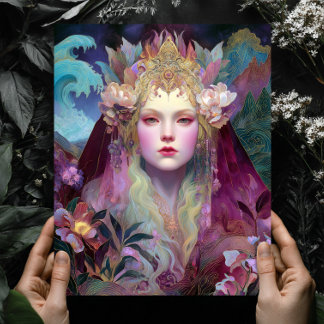 Goddess Queen Fantasy Wall Art Print Poster