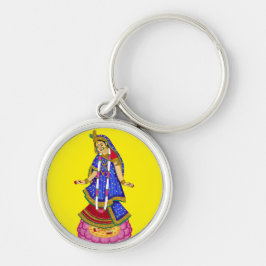 Goddess Radha Keychain Schlüsselanhänger