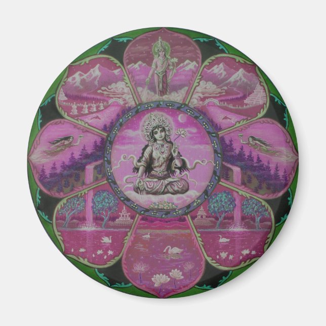 Goddess Tara Mandala Magnet (Vorne)