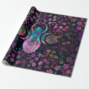 Goddess Triple Moon mit Triskele Geschenkpapier