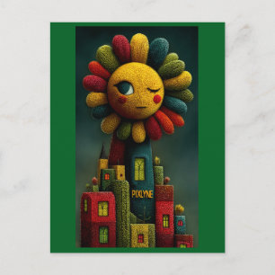 GoddessAIArt Postkarte