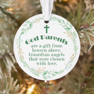Godeltern - Ein Geschenk aus dem Himmel Ornament
