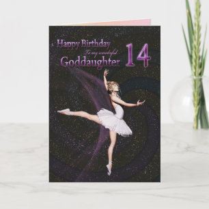 Godgirl age 14, une carte d'anniversaire de baller