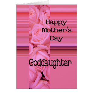 Godgirl Happy Carte rose de la fête des mères