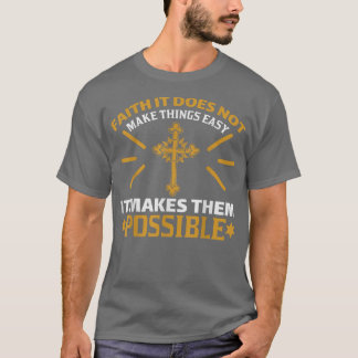 GODgläubigkeit für Frauen und Männerchristlicher J T-Shirt
