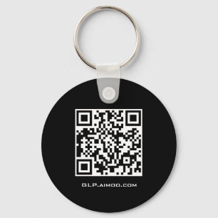 Godlike Logo Schlüssel-Kette der Produktions-QR Schlüsselanhänger