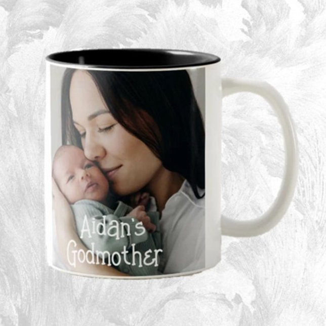 Godmatergeschenk! Süßes Foto Zweifarbige Tasse (Von Creator hochgeladen)