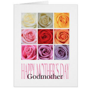 Godmère Bonne carte rose de fête des mères
