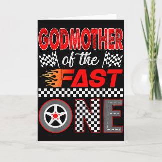 Godmother Of The Fast One First Birthday Racing Ca Karte