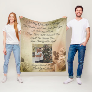 Godmutter Personalize Fleecedecke