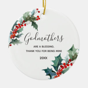 Godmütter Weihnachten Keramik Ornament