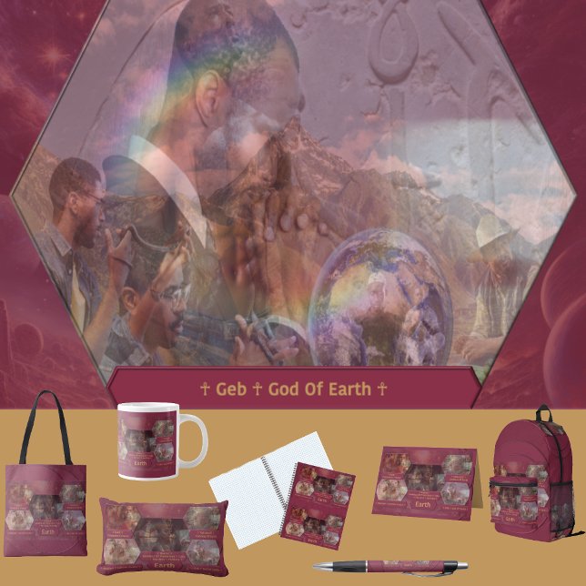 Gods and Goddess Of Earth Dankeskarte (Get the full “Gods + Goddesses Of Earth” collection at: https://bit.ly/OurAncestorsZazzle)