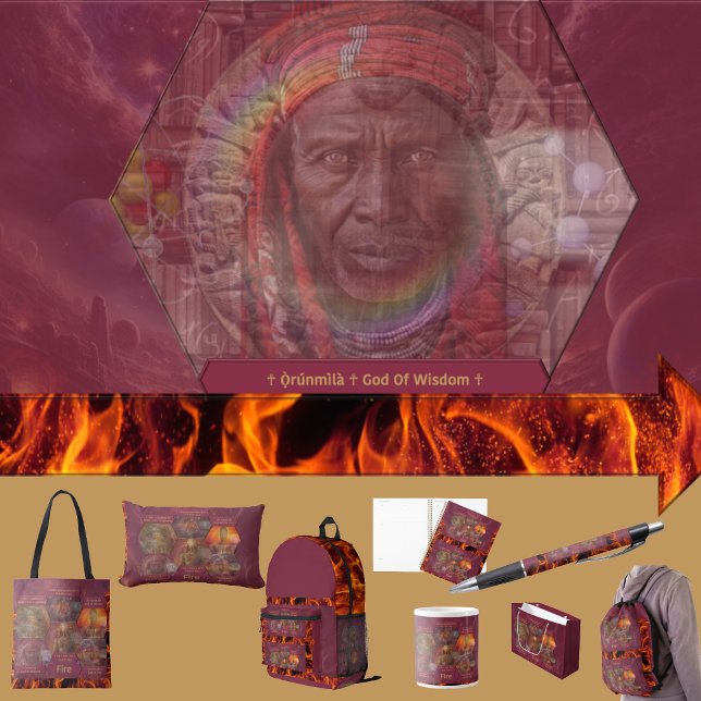 Gods and Goddess Of Fire Jumbo-Tasse (Get the full “Gods + Goddesses Of Fire” collection at: https://bit.ly/OurAncestorsZazzle)