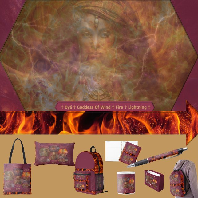 Gods and Goddess Of Fire Tasche (Get the full “Gods + Goddesses Of Fire” collection at: https://bit.ly/OurAncestorsZazzle
 )