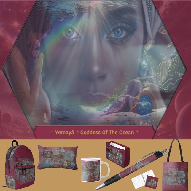 Gods and Goddess Of Water (Get the full “Gods + Goddesses Of Water” collection: https://bit.ly/OurAncestorsZazzle.)