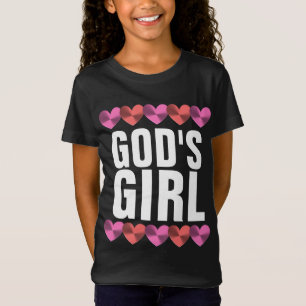 GOD's GIRL Girls Christliche T - Shirt