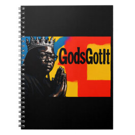 Gods Got It Notebook Journal Notizblock