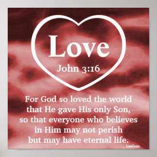 God's Love Gift  Poster-Customize Poster