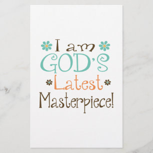 Gods Neueste Meisterleistung Briefpapier