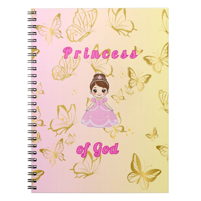 God's princess edition girls notizblock (Vorderseite)