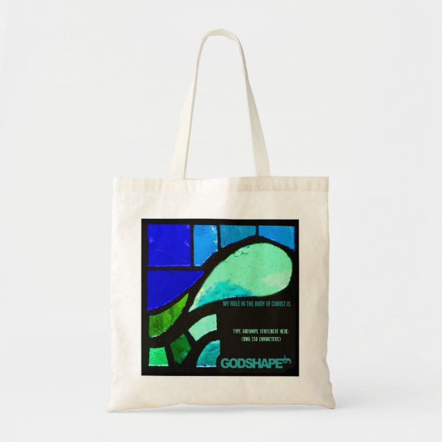 GodShape Aussage TASCHE - BEFLECKTES GLAS (Vorne)