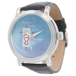 Godson, Erste Heilige Kommunion, Blau Armbanduhr