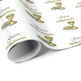 Godson First Communion Chalice Geschenkpapier