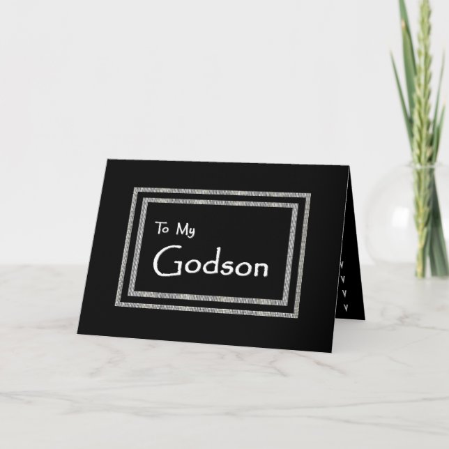 GODSON Page Boy Wedding Invitation Einladung (Vorderseite)