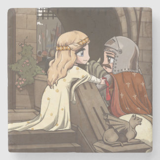 Godspeed mein Chibi Ritter! Steinuntersetzer