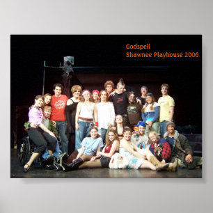 Godspell Shawnee Playshouse 2006 geworfen Poster