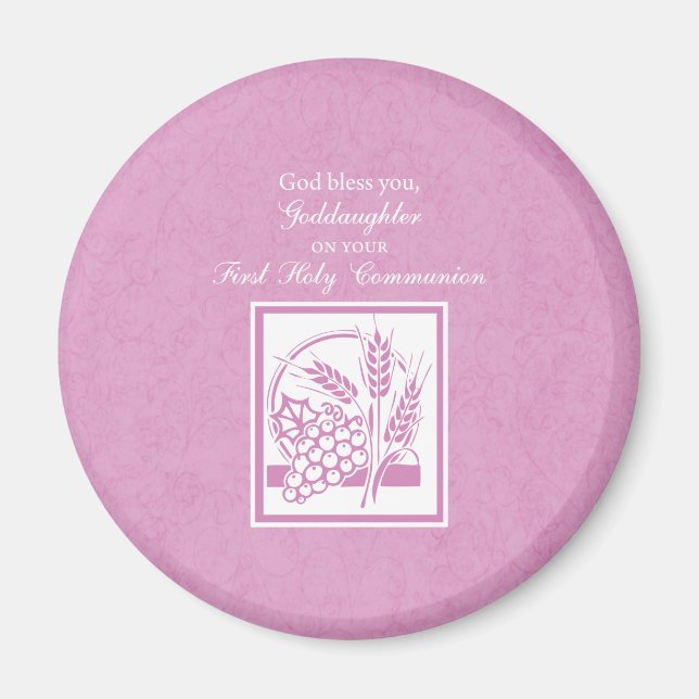 Godtochter Erste Kommune, Rosa Magnet (Vorne)