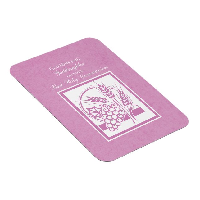 Godtochter Erste Kommune, Rosa Magnet (Rechte Seite)