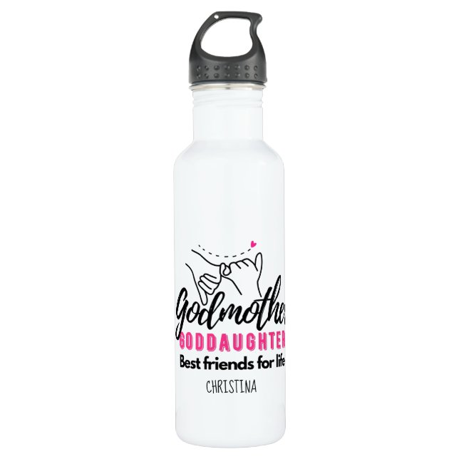 Godtochter Gift - GodMutter Die besten Freunde des Edelstahlflasche (Vorderseite)