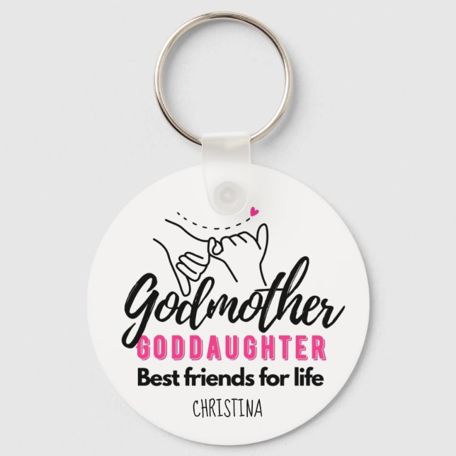 Godtochter Gift - GodMutter Die besten Freunde des Schlüsselanhänger (Vorderseite)
