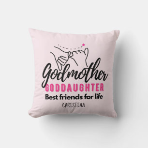 Godtochter Gift Motivierend Ermutigung NAMED Kissen