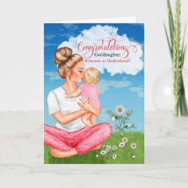 GodTochter Gratulationen First Baby Girl Karte