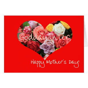 Godtochter Happy Mother Day Rose Card