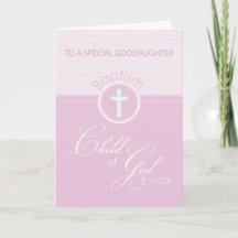 Godtochter Taufe Herzlichen Glückwunsch Pink Child
