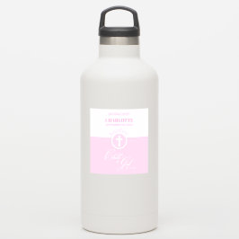 Godtochter Taufe Pink Kind Gottes Personalisiert Aufkleber