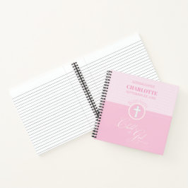 Godtochter Taufe Pink Kind Gottes Personalisiert Notizbuch