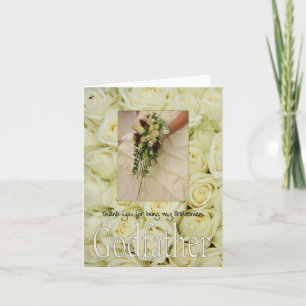 GodVater Bridesman vielen Dank Dankeskarte