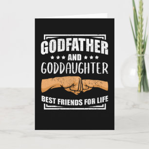 GodVater GodTochter Godchild und GodVaters Geschen Karte