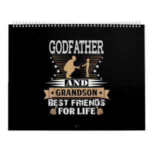 Godvater und Grandson Beste Lebensfreunde Kalender