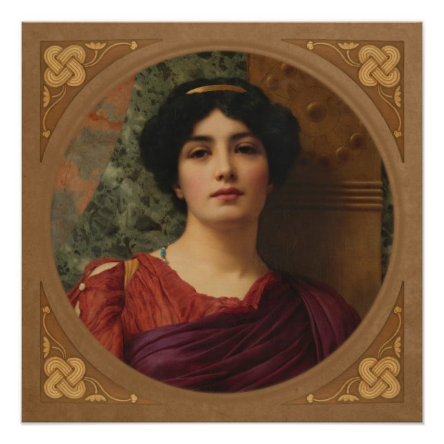 Godward Contemplation CC0635 Perfect Poster (Vorderseite)