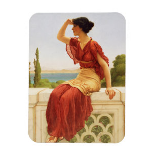 Godward Das Signal Schöne Frauenporträt Kunst Magnet