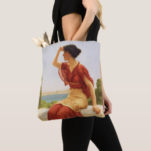 Godward Das Signal Schöne Frauenporträt Kunst Tasche