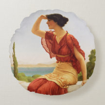 Godward Das Signal Schöne Portrait-Frau Kunst